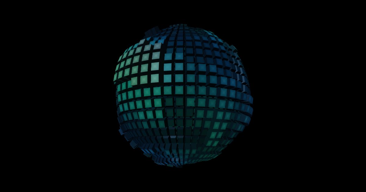Glowing Bass Sphere