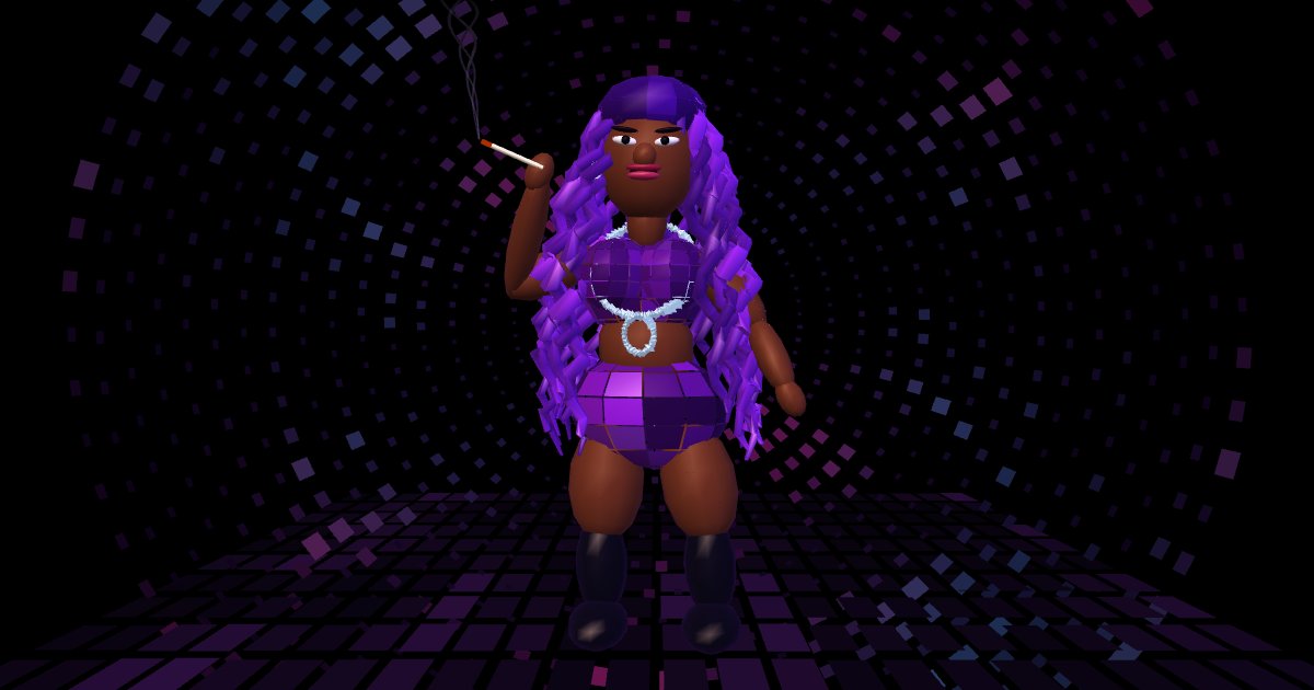 Purple-Haired Rapper